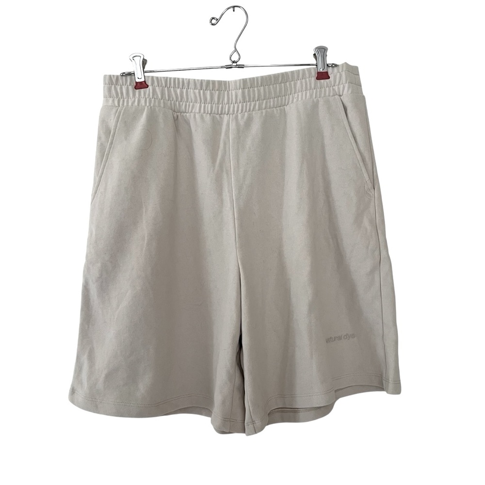 NWT H&M Natural Dye Recycled cotton poly Blend shorts medium